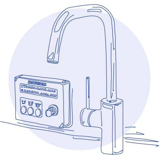 Illustration of a water filter problem solution 4